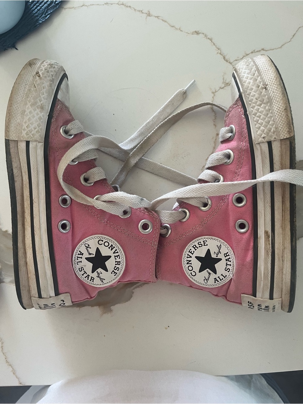 Converse Kids Pink High Top Chuck Taylor Sneakers